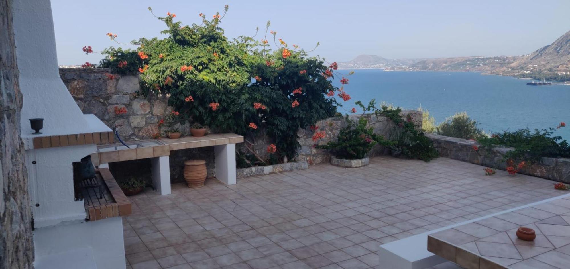 Panoramic Seaview Holiday House Soúda Eksteriør bilde