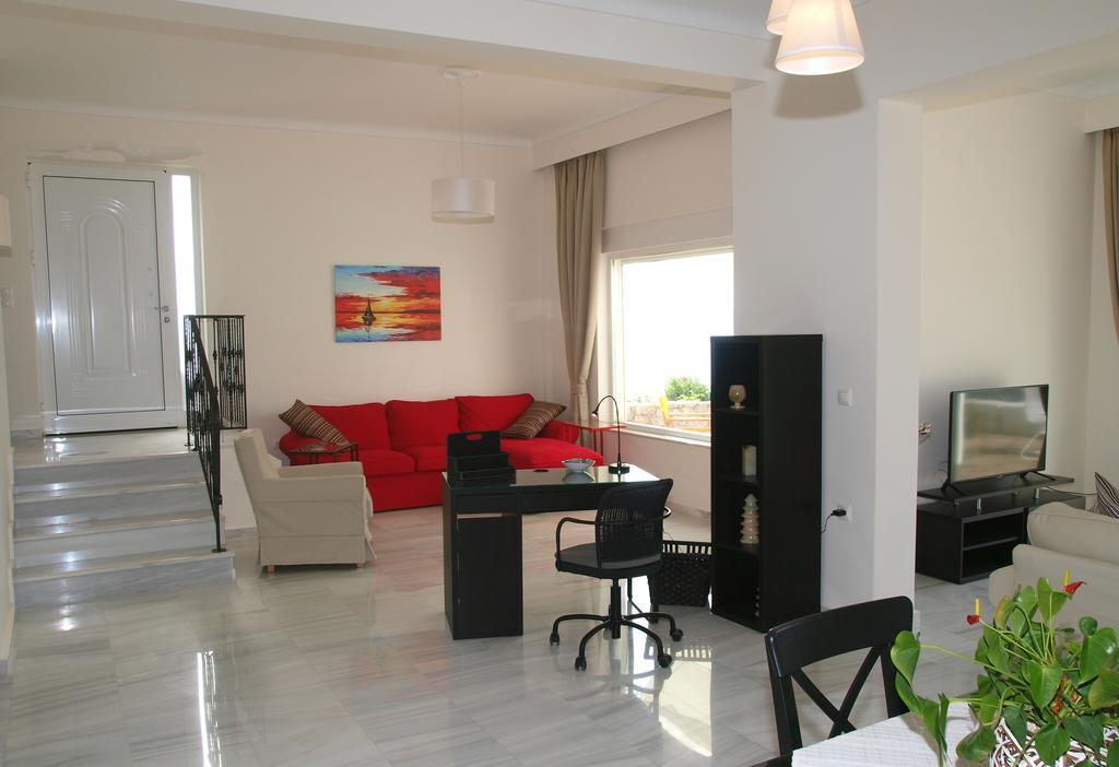 Panoramic Seaview Holiday House Soúda Eksteriør bilde