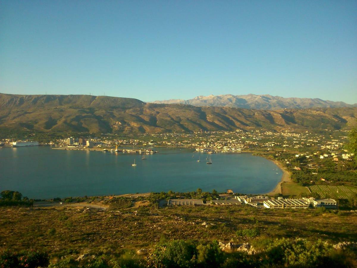 Panoramic Seaview Holiday House Soúda Eksteriør bilde