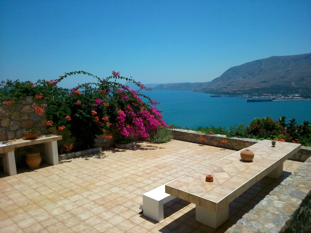 Panoramic Seaview Holiday House Soúda Eksteriør bilde