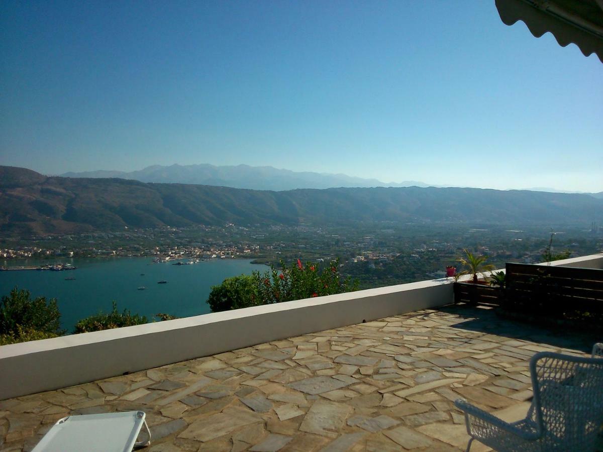 Panoramic Seaview Holiday House Soúda Eksteriør bilde